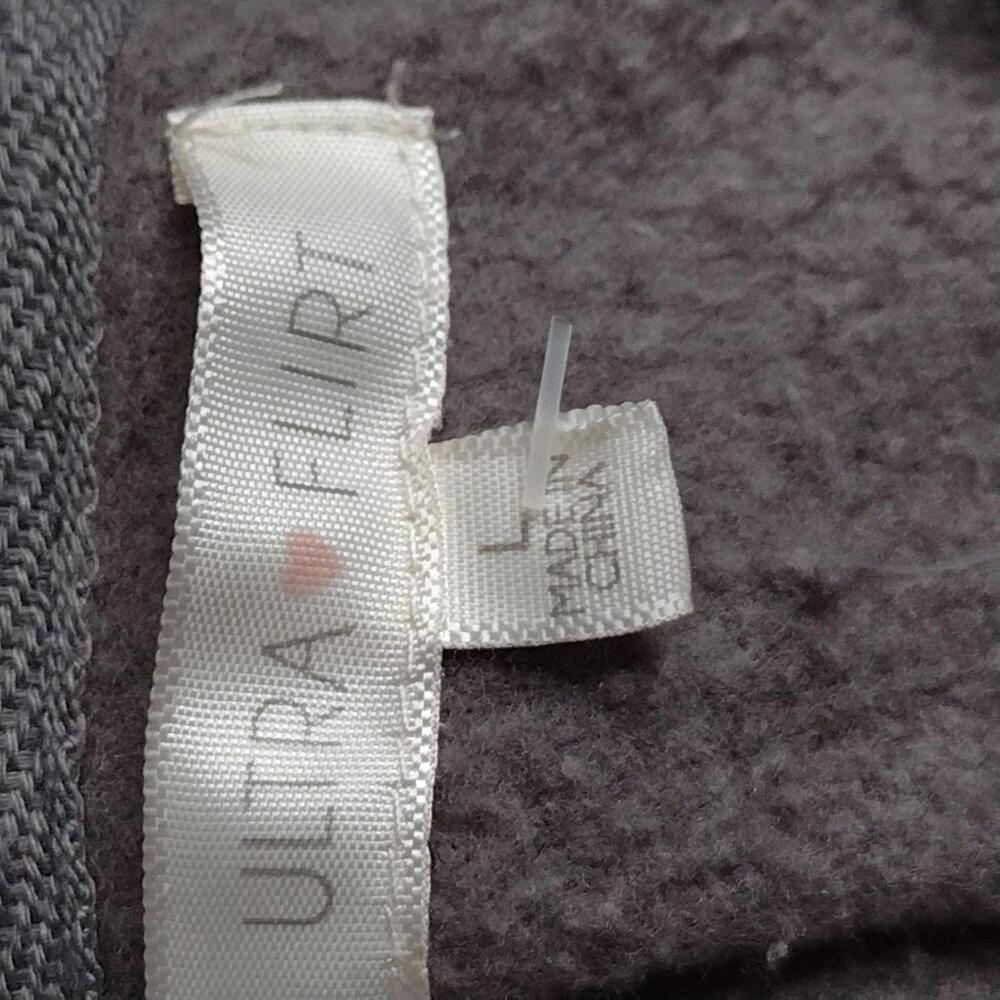 NWT Ultra Flirt Women's Gray/Trend Fleece London Hoodie Size L - Picture 12 of 12